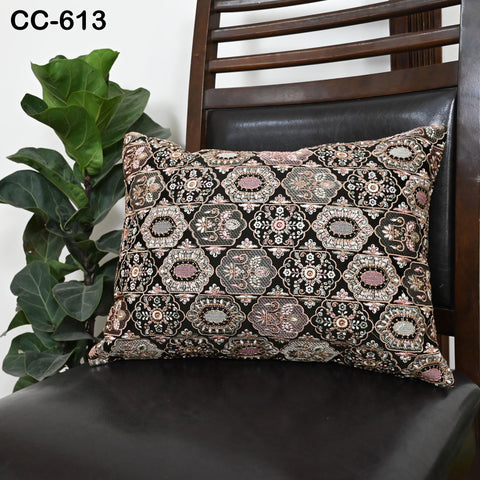 Boho Embroidered Pillowcase | Handmade Embroidery Throw Pillow Cover | Decorative Cushion cover | Personalised Gift for Home Decor & Wedding