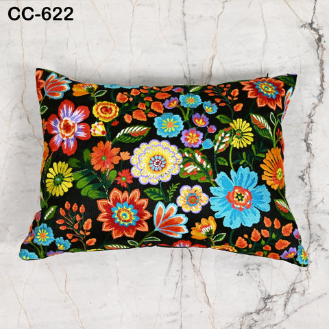 Embroidered Pillowcase | Multicolor Handmade Embroidery Throw Pillow cover Euro Body Sham, Cushion Cover Boho Home Decor HouseWarming Gift