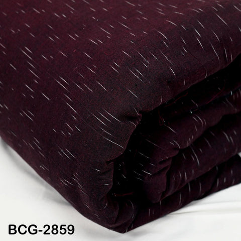 Burgundy Ikat Cotton Fabric Handloom Fabric by the yard Summer Dresses Material Home Decor Yarn Dyed Remnant Quilting Table Runner