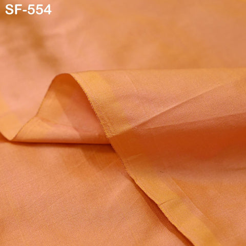 80 gsm Iridescent Indian Pure Silk Fabric by the yard Light Weight Soft Silk Curtains Scarf Costume Apparel Wedding Evening Dresses Dolls