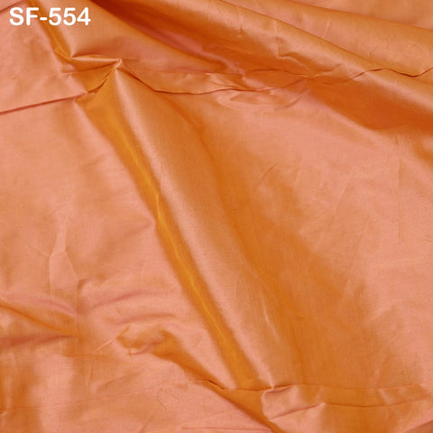 80 gsm Iridescent Indian Pure Silk Fabric by the yard Light Weight Soft Silk Curtains Scarf Costume Apparel Wedding Evening Dresses Dolls