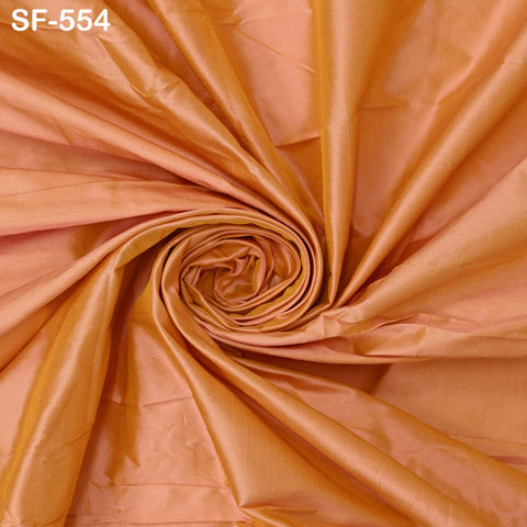 80 gsm Iridescent Indian Pure Silk Fabric by the yard Light Weight Soft Silk Curtains Scarf Costume Apparel Wedding Evening Dresses Dolls