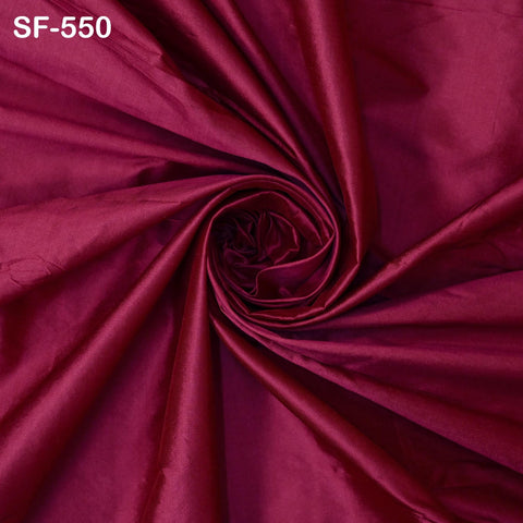 80gsm Raspberry Red Indian Pure Silk Fabric by the yard Mulberry Silk Home decor Curtains Scarf Costume Apparel Wedding Evening Dresses Doll