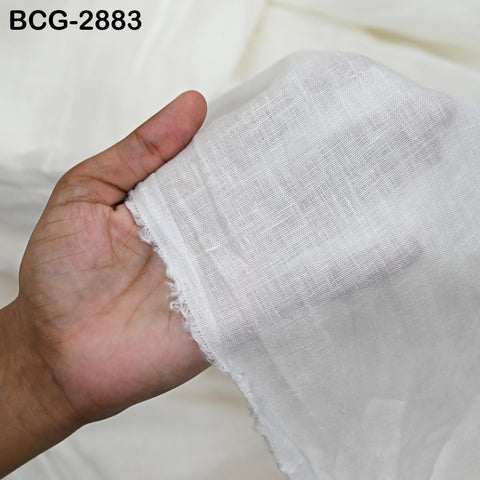 56'' White Pure Linen fabric by the yard Extra Wide Natural Linen Women Summer Dresses Shirts Skirts Crafting Sewing Curtains Home Decor