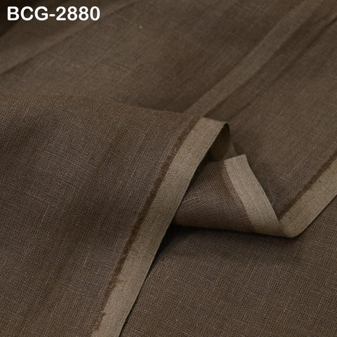56'' Brown Pure Linen fabric by the yard Extra Wide Natural Linen Women Summer Dresses Shirts Skirts Crafting Sewing Curtains Home Decor