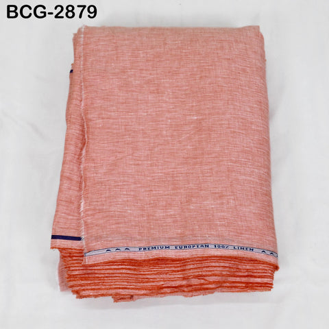 56'' Peach Pure Linen fabric by the yard Extra Wide Natural Linen Women Summer Dresses Shirts Skirts Crafting Sewing Curtains Home Decor