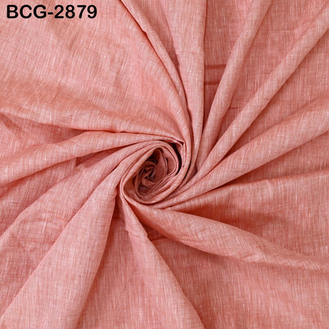 56'' Peach Pure Linen fabric by the yard Extra Wide Natural Linen Women Summer Dresses Shirts Skirts Crafting Sewing Curtains Home Decor