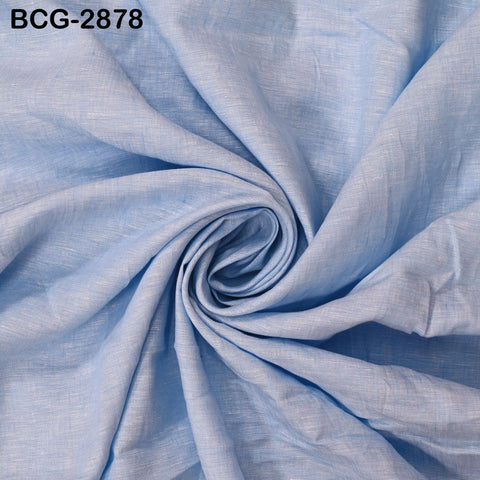 56'' Sky Blue Pure Linen fabric by the yard Extra Wide Natural Linen Women Summer Dresses Shirts Skirts Crafting Sewing Curtains Home Decor
