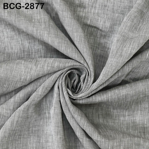 56'' Grey Pure Linen fabric by the yard Extra Wide Natural Linen Women Summer Dresses Shirts Skirts Crafting Sewing Curtains Home Decor