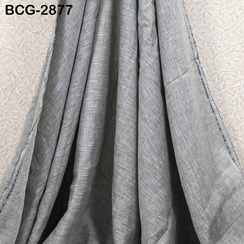 56'' Grey Pure Linen fabric by the yard Extra Wide Natural Linen Women Summer Dresses Shirts Skirts Crafting Sewing Curtains Home Decor