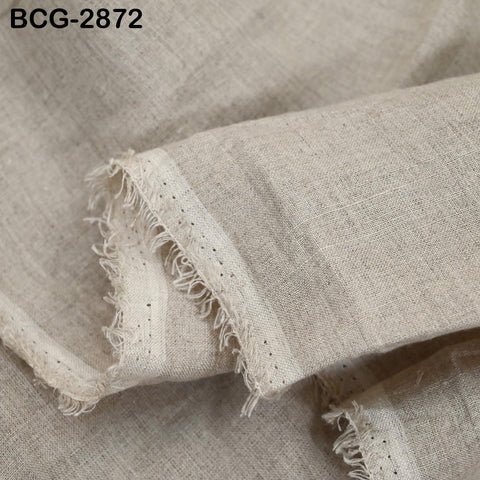 56'' Beige Pure Linen fabric by the yard Extra Wide Natural Linen Women Summer Dresses Shirt Skirt Crafting Sewing Curtains Home Decor