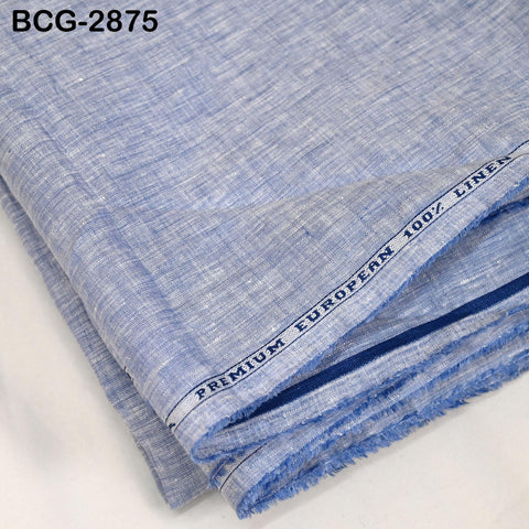 56'' Blue Pure Linen fabric by the yard Extra Wide Natural Linen Women Summer Dresses Shirts Skirts Crafting Sewing Curtains Home Decor
