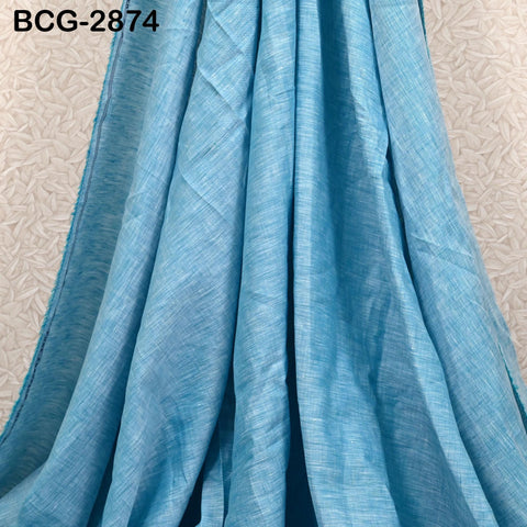 56'' Turquoise Pure Linen fabric by the yard Extra Wide Natural Linen Women Summer Dresses Shirts Skirts Crafting Sewing Curtains Home Decor