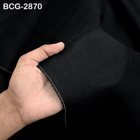 56'' Black Pure Linen fabric by the yard Extra Wide Natural Linen Women Summer Dresses Shirt Skirt Crafting Sewing Curtains Home Decor