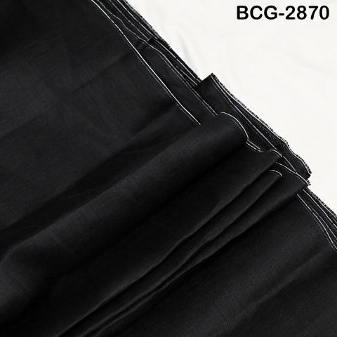 56'' Black Pure Linen fabric by the yard Extra Wide Natural Linen Women Summer Dresses Shirt Skirt Crafting Sewing Curtains Home Decor
