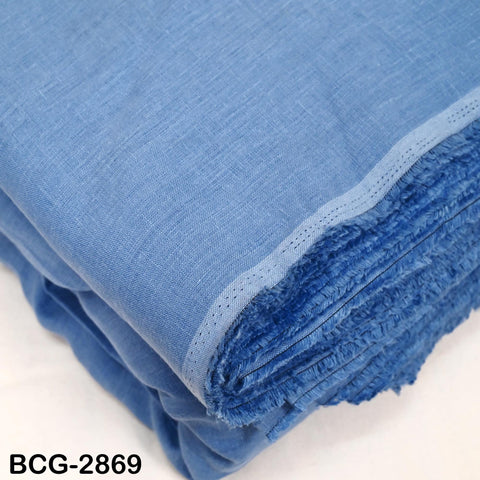 56'' Blue Pure Linen fabric by the yard Extra Wide Natural Linen Women Summer Dresses Shirt Skirt Crafting Sewing Curtains Home Decor