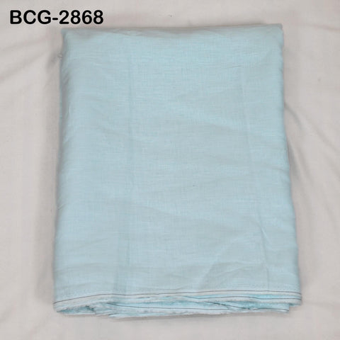 56'' Ice Blue Pure Linen fabric by the yard Extra Wide Natural Linen Women Summer Dresses Shirt Skirt Crafting Sewing Curtains Home Decor