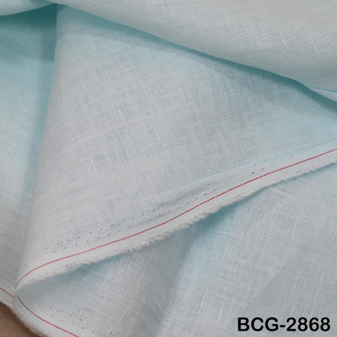 56'' Ice Blue Pure Linen fabric by the yard Extra Wide Natural Linen Women Summer Dresses Shirt Skirt Crafting Sewing Curtains Home Decor