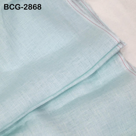 56'' Ice Blue Pure Linen fabric by the yard Extra Wide Natural Linen Women Summer Dresses Shirt Skirt Crafting Sewing Curtains Home Decor