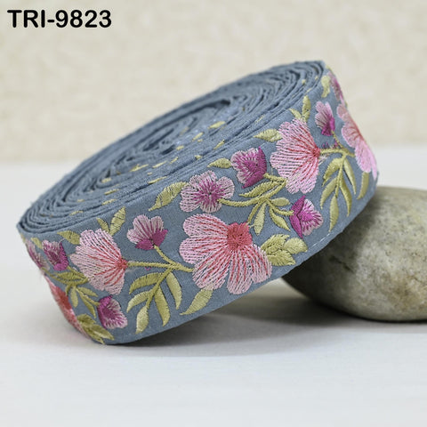 9 Yard Decorative Indian Trims Sari Embellishments Embroidery Clutches Ribbon Cushions Sewing Crafting Trimmings Curtains Headbands Borders