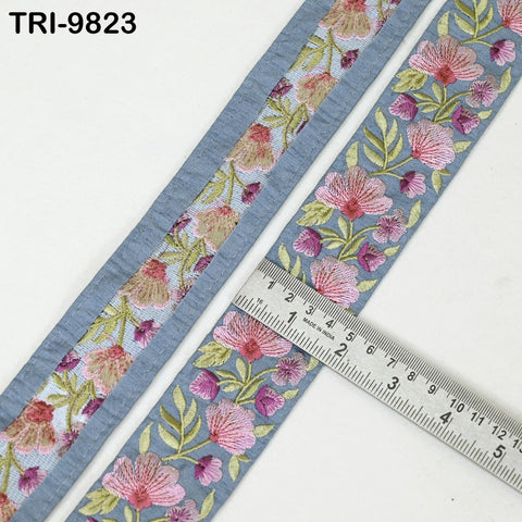9 Yard Decorative Indian Trims Sari Embellishments Embroidery Clutches Ribbon Cushions Sewing Crafting Trimmings Curtains Headbands Borders