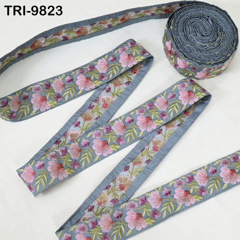 9 Yard Decorative Indian Trims Sari Embellishments Embroidery Clutches Ribbon Cushions Sewing Crafting Trimmings Curtains Headbands Borders