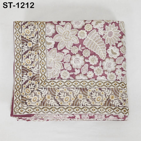 Onion Pink Embroidery Dupatta Women Georgette Chunni Bridal Veil Lehenga Wrap Stole Festival Wedding Punjabi Chunri India Ethnic Attire