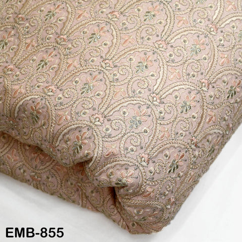 Embroidered Fabric by the yard Indian Embroidery Wedding Dress Costumes Regency Reticules, Clutches, Marie Antoinette Junk Journals Textile