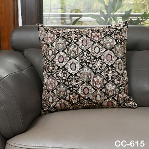 Embroidered Throw Pillow - Handmade Embroidery Cushion Cover - Decorative Home Decor - Special Gift for House Warming Bridal Shower Wedding