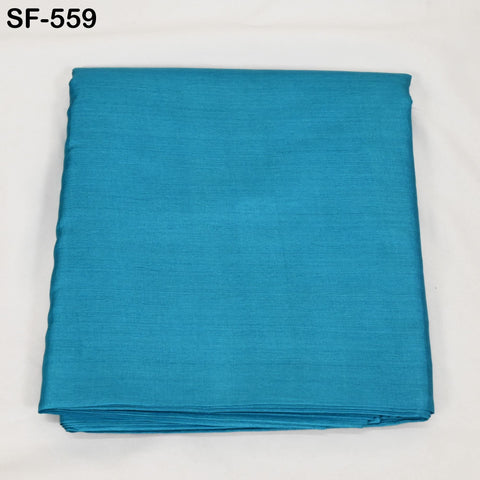 Turquoise Green Pure Tussar Silk Fabric by the yard Indian Plain Raw Silk Wild Natural Handmade Peace Silk Tussah Wedding Dress Material