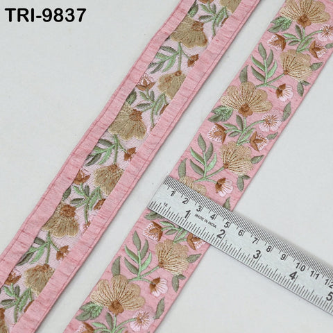 9 Yard Decorative Indian Trims Sari Embellishments Embroidery Clutches Ribbon Cushions Sewing Crafting Trimmings Curtains Headbands Borders