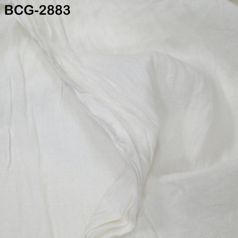 56'' White Pure Linen fabric by the yard Extra Wide Natural Linen Women Summer Dresses Shirts Skirts Crafting Sewing Curtains Home Decor