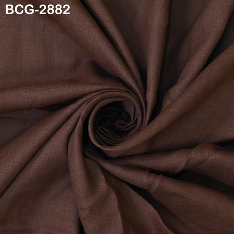 56'' Brown Pure Linen fabric by the yard Extra Wide Natural Linen Women Summer Dresses Shirts Skirts Crafting Sewing Curtains Home Decor