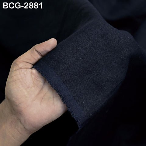 56'' Blue Pure Linen fabric by the yard Extra Wide Natural Linen Women Summer Dresses Shirts Skirts Crafting Sewing Curtains Home Decor