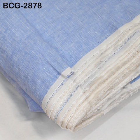 56'' Sky Blue Pure Linen fabric by the yard Extra Wide Natural Linen Women Summer Dresses Shirts Skirts Crafting Sewing Curtains Home Decor
