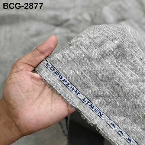 56'' Grey Pure Linen fabric by the yard Extra Wide Natural Linen Women Summer Dresses Shirts Skirts Crafting Sewing Curtains Home Decor