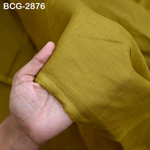 56'' Olive Green Pure Linen fabric by the yard Extra Wide Natural Linen Women Summer Dresses Shirt Skirt Crafting Sewing Curtains Home Decor