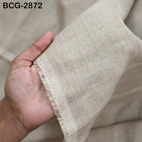 56'' Beige Pure Linen fabric by the yard Extra Wide Natural Linen Women Summer Dresses Shirt Skirt Crafting Sewing Curtains Home Decor