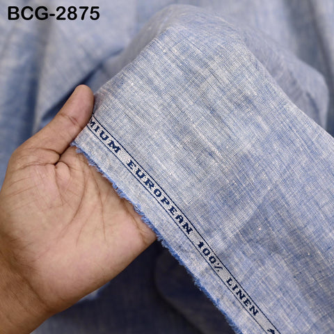 56'' Blue Pure Linen fabric by the yard Extra Wide Natural Linen Women Summer Dresses Shirts Skirts Crafting Sewing Curtains Home Decor