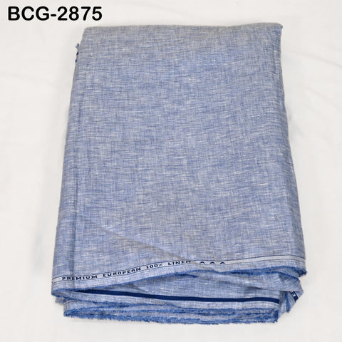 56'' Blue Pure Linen fabric by the yard Extra Wide Natural Linen Women Summer Dresses Shirts Skirts Crafting Sewing Curtains Home Decor