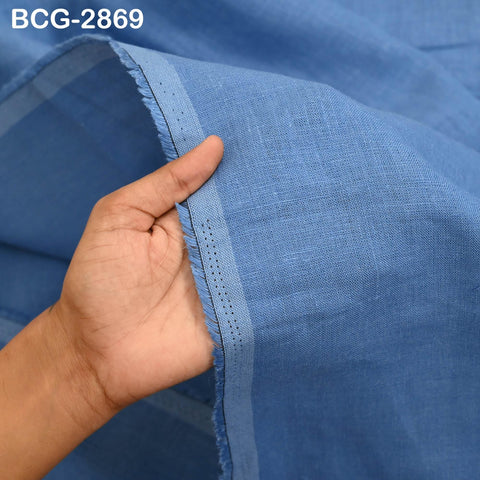 56'' Blue Pure Linen fabric by the yard Extra Wide Natural Linen Women Summer Dresses Shirt Skirt Crafting Sewing Curtains Home Decor