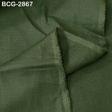 56'' Green Pure Linen fabric by the yard Extra Wide Natural Linen Women Summer Dresses Shirt Skirt Crafting Sewing Curtains Home Decor