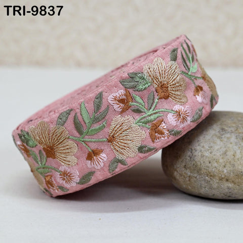 9 Yard Decorative Indian Trims Sari Embellishments Embroidery Clutches Ribbon Cushions Sewing Crafting Trimmings Curtains Headbands Borders