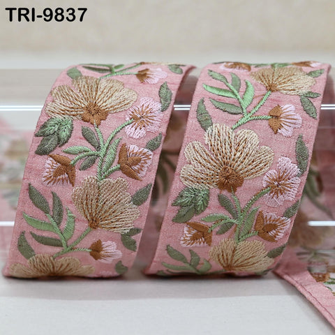 9 Yard Decorative Indian Trims Sari Embellishments Embroidery Clutches Ribbon Cushions Sewing Crafting Trimmings Curtains Headbands Borders