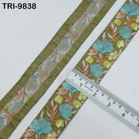 9 Yard Embroidery Ribbon Crafting Sewing Costumes Dog Collar Tote Bags Lampshades Holidays Decor Embroidered Embellishment Wholesale Tapes