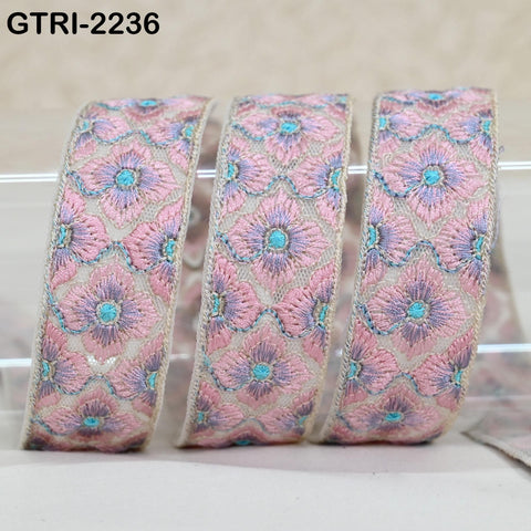 9 Yard Indian Costumes Tape Blazers Bags Table Runner Quilting 3cm Embroidered Lace Dresses Making Sewing Trim DIY Crafting Wedding