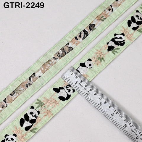 9 Yard 35mm Embroidery Trim Ribbon Tapes | Embroidered Fabric Sari Border | Gift Wrapping Lace Embellishment DIY Sewing Crafting Dog Collars