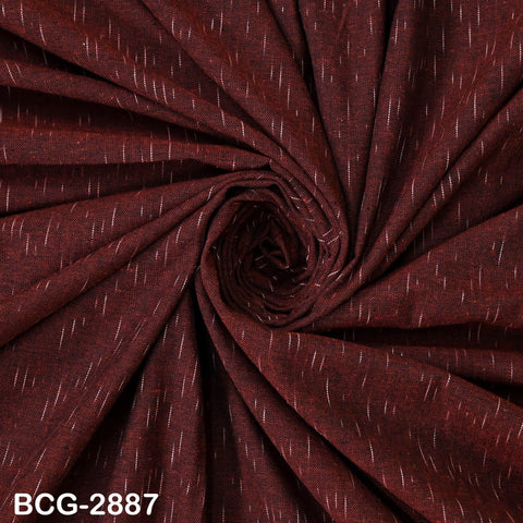 Maroon Ikat Cotton Fabric Handloom Fabric by the yard Summer Dresses Material Home Decor Yarn Dyed Remnant Quilting Table Runner Pillowcase