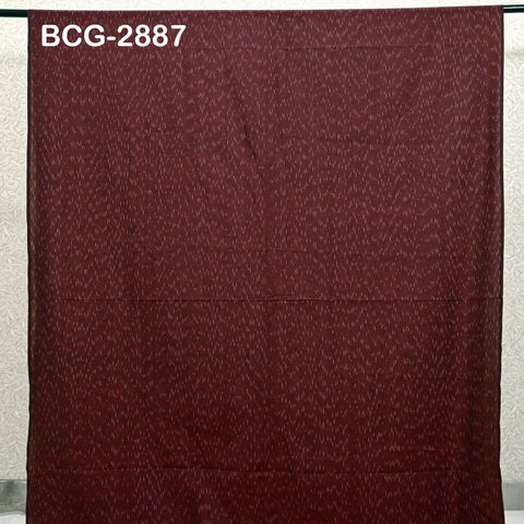 Maroon Ikat Cotton Fabric Handloom Fabric by the yard Summer Dresses Material Home Decor Yarn Dyed Remnant Quilting Table Runner Pillowcase