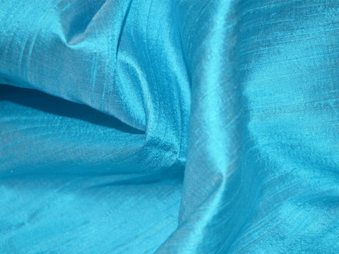 turquoise blue silk,  blue dupioni fabric,  raw silk by yard  Crafting fat quarter ,Pure Silk,Wedding Dress Silk, Art Silk .Silk Fabric, Dress Making Fabric